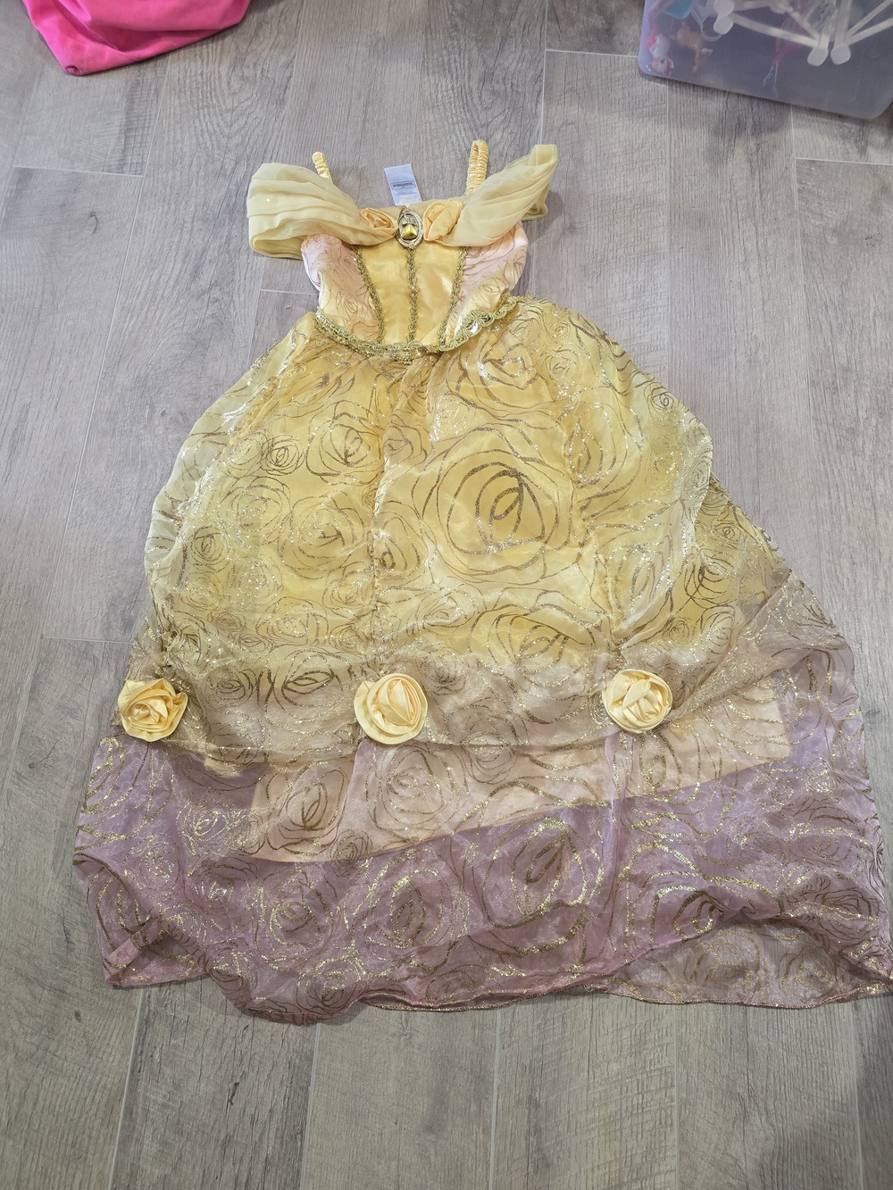 Disney Gold and Lilac Belle Dress